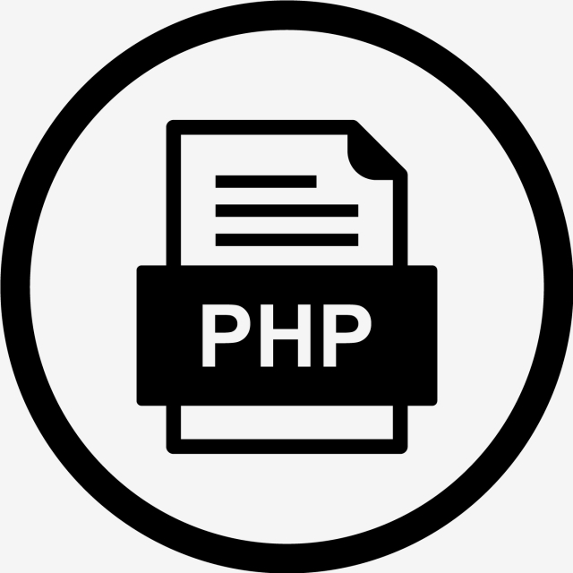 Php Document Icon, Php, Document, Png And Vector 640x640 Php Document Icon, Php, Document, Png And Vector