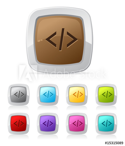 Vector Glossy Button Set In Various Color 429x500 Vector Glossy Button Set In Various Color