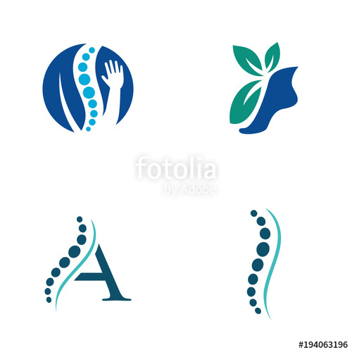 500x500 Physical Therapy Logo Vector Icon Illustration Collection Stock