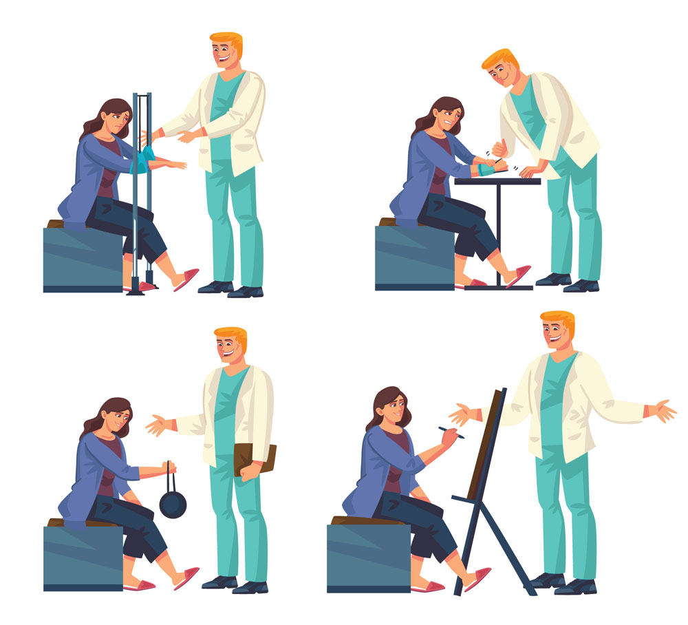 Physical Therapy Vector At Collection Of Physical Therapy Vector Free For 