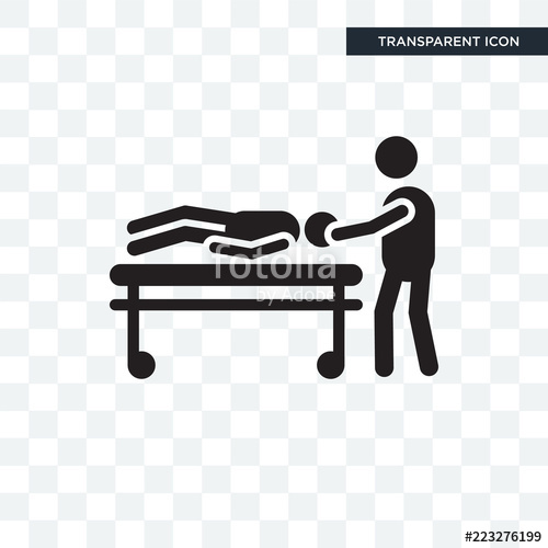 500x500 Physiotherapy Vector Icon Isolated On Transparent Background