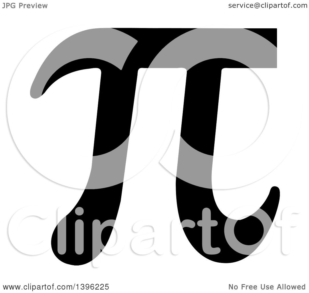 1080x1024 Clipart Of A Black Pi Symbol