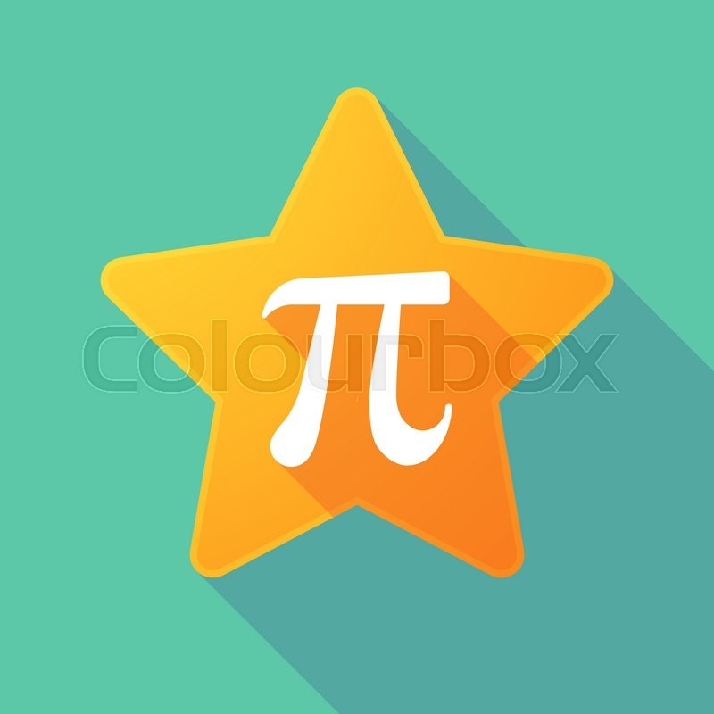 800x800 Illustration Of A Long Shadow Star Stock Vector Colourbox