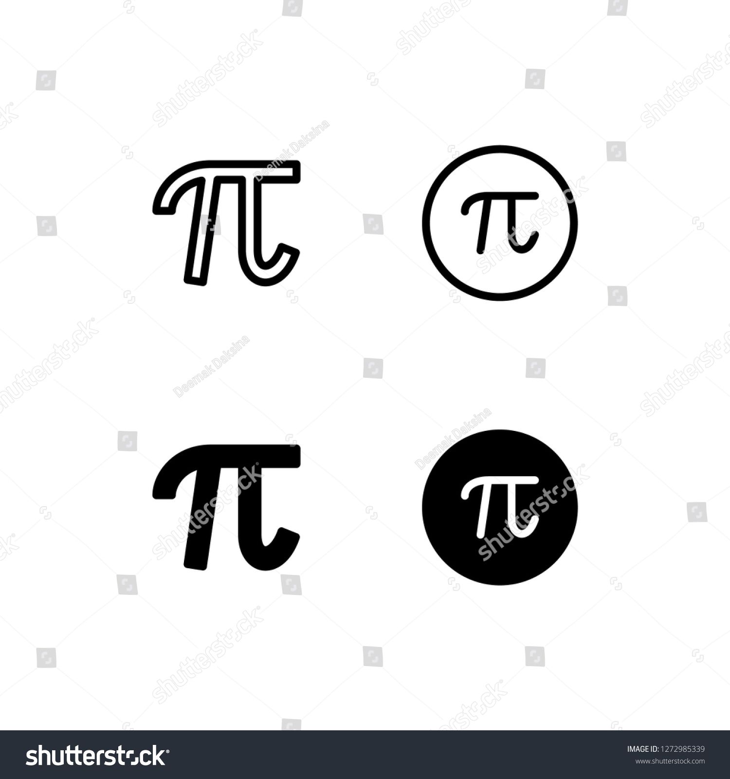 1500x1600 Pi Icon Design Pi, Math, Formula, Diameter, Science, Icon, Logo