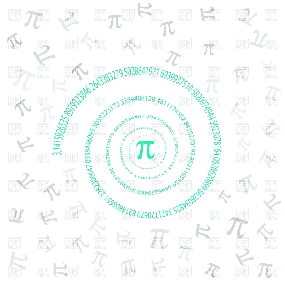 1200x1200 Pi Math Pi Spiral Math Background Vector Image Vector Artwork
