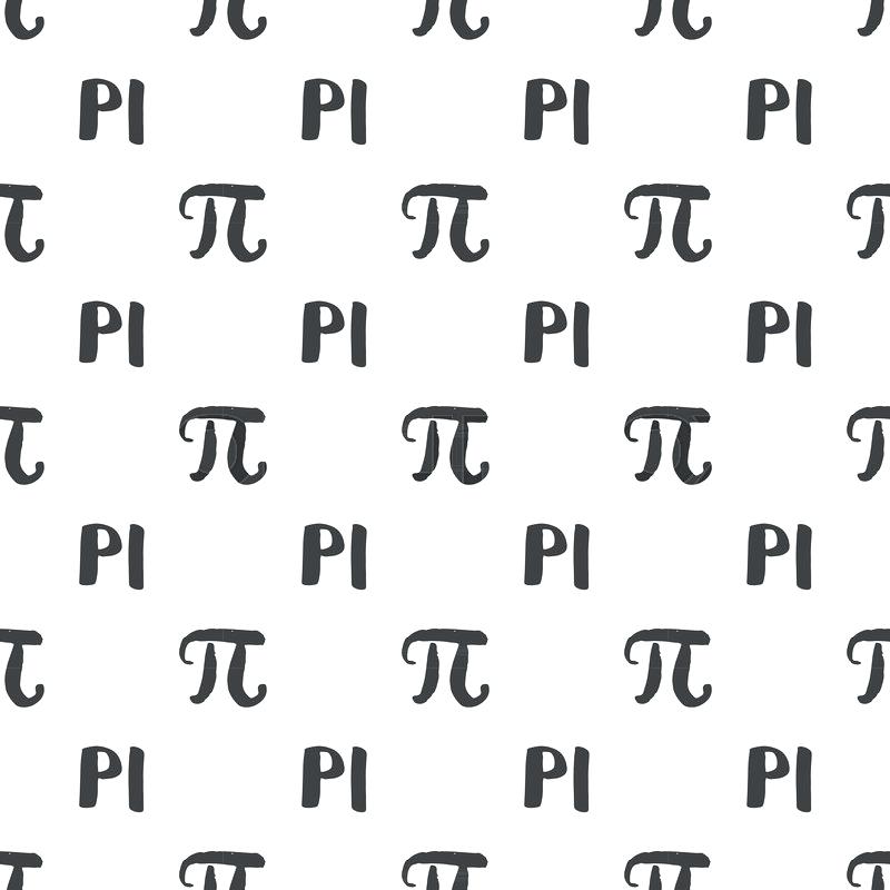 800x800 Pi Sym Math Pi Symbol Seamless Pattern Vector Illustration Hand