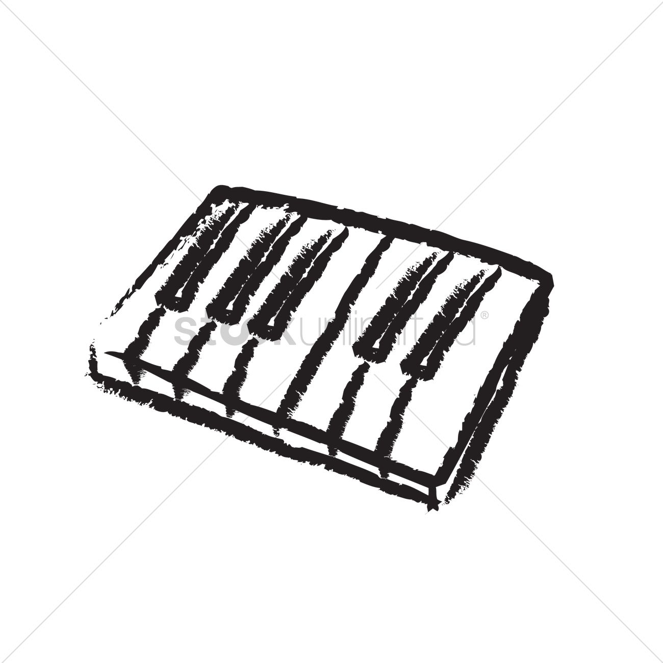 1300x1300 Free A Piano Keyboard Vector Image