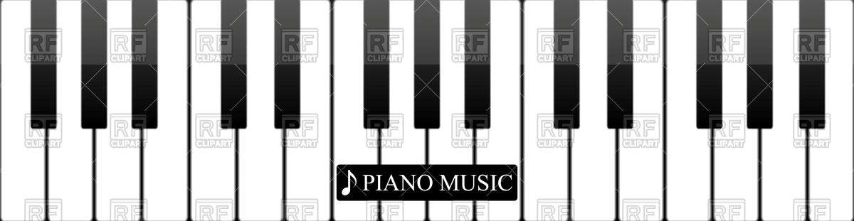 Piano Keys Vector Image Of Objects Saicle 1200x311 Piano Keys Vector Image Of Objects Saicle