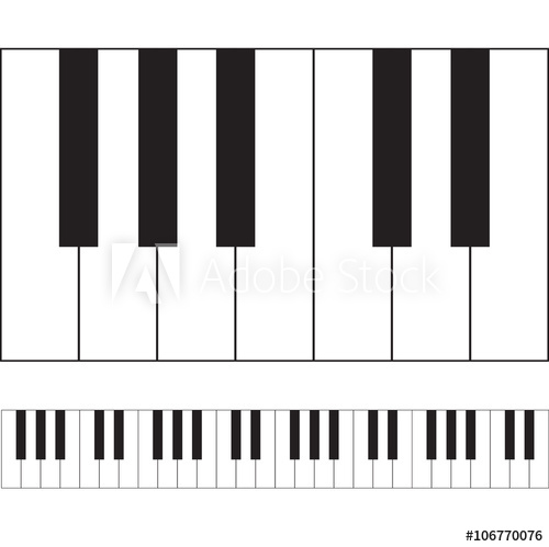 Piano Keys Vector at Vectorified.com | Collection of Piano Keys Vector ...