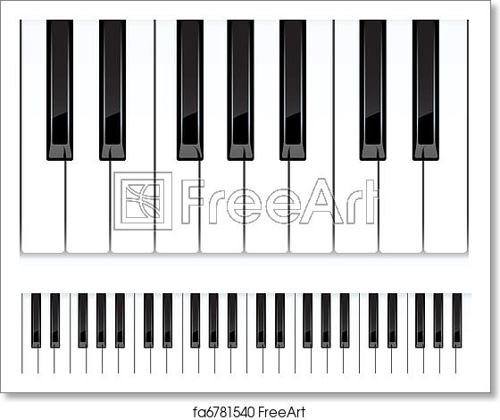 Free Art Print Of Piano Keys Seamless Vector Illustration 560x470 Free Art Print Of Piano Keys Seamless Vector Illustration