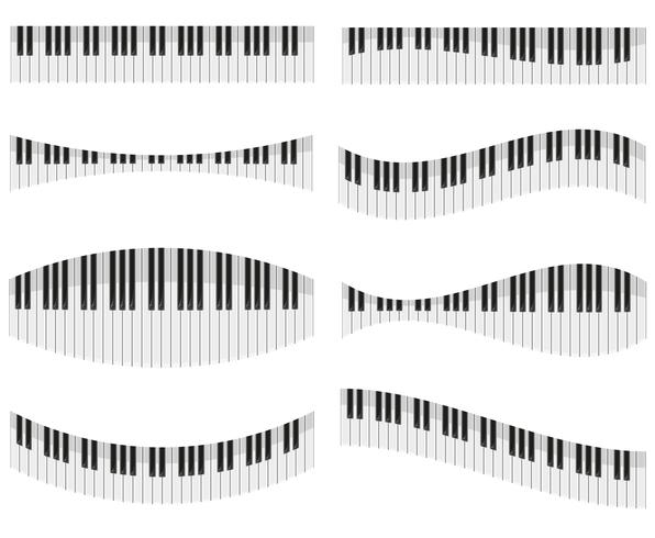 Piano Keys For Different Forms Of Design Vector Illustration 596x490 Piano Keys For Different Forms Of Design Vector Illustration