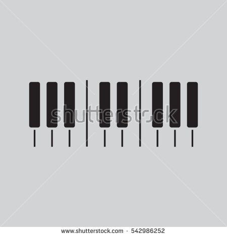 Piano Art Hand Made Piano Keys Stock Vector 450x470 Piano Art Hand Made Piano Keys Stock Vector