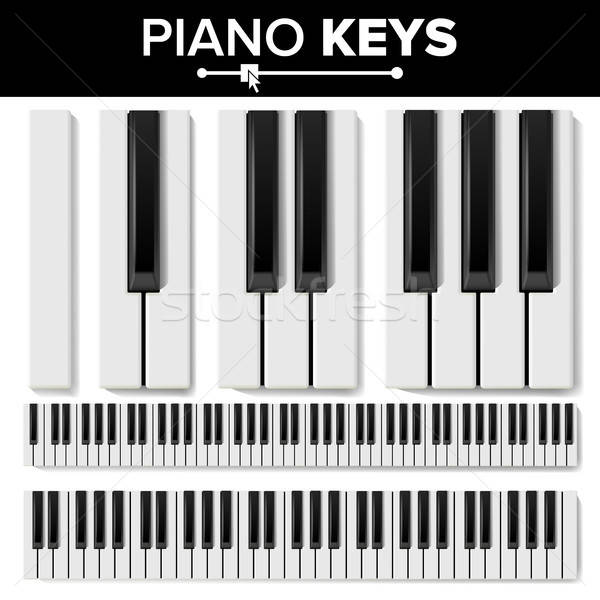 Piano Keyboard Vector Realistic Isolated Illustration Musical 600x600 Piano Keyboard Vector Realistic Isolated Illustration Musical