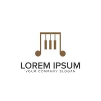 200x200 Piano Logo Free Vector Art