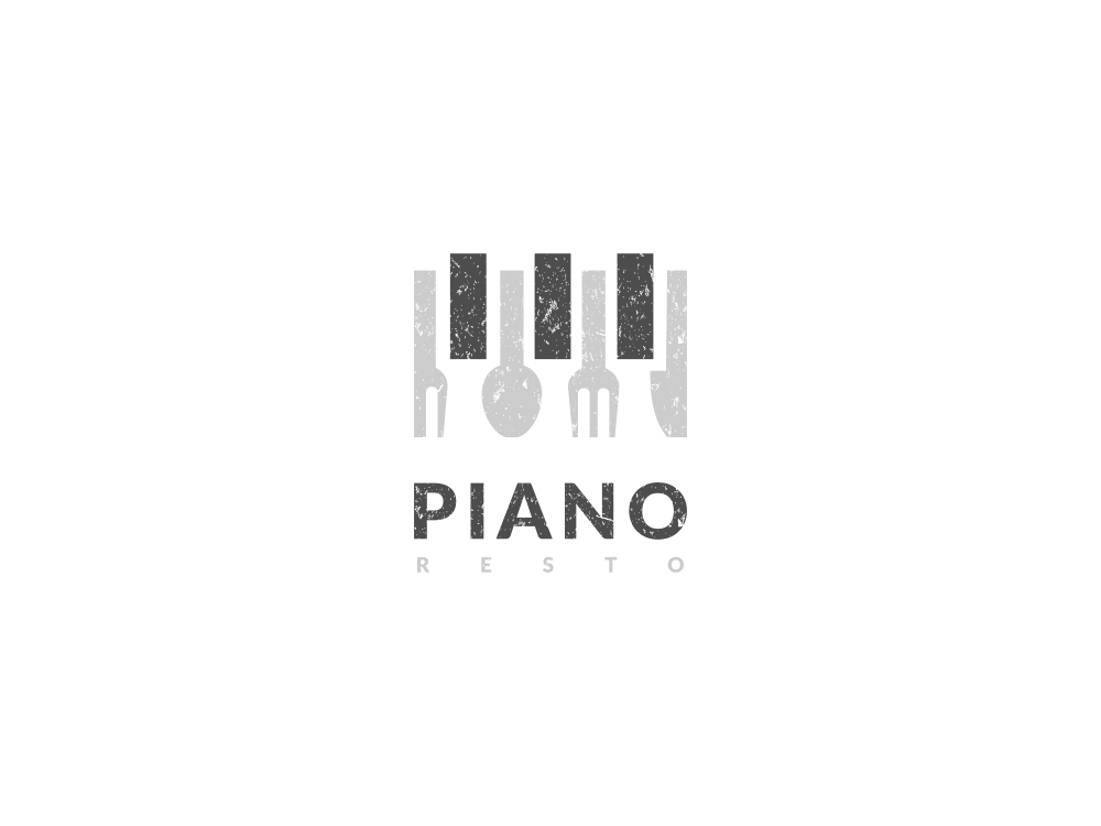 1000x750 Piano Resto Logo Design