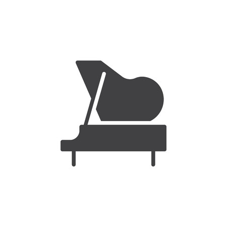 450x450 Piano Vector Icon Filled Flat Sign For Mobile Concept And Web
