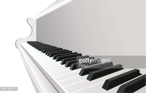 472x300 Piano Vector Premium Clipart