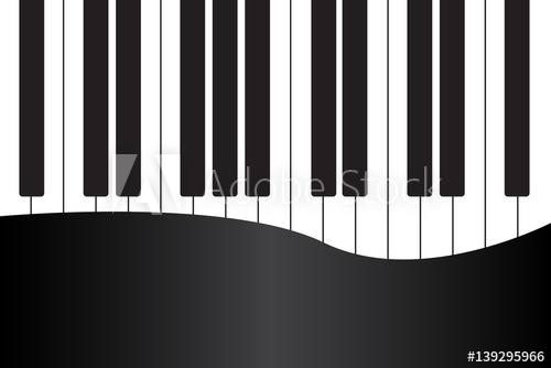 500x334 Piano Vector Illustration Background Music Design