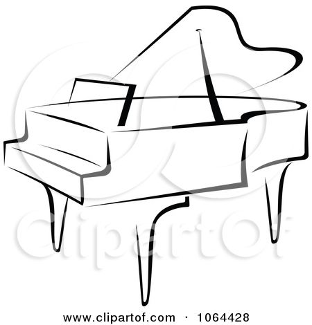 Clipart Grand Piano In Black And White 450x470 Clipart Grand Piano In Black And White