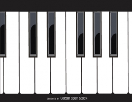 Piano Key Free Vector Graphic Art Free Download 257x200 Piano Key Free Vector Graphic Art Free Download