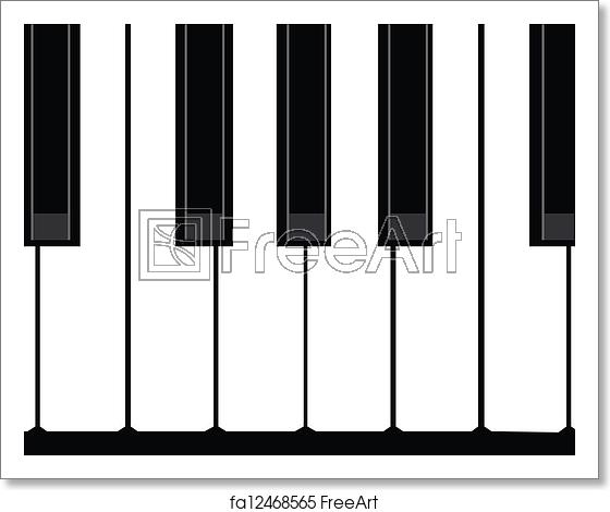 560x470 Free Art Print Of Piano Piano Vector Illustration Freeart