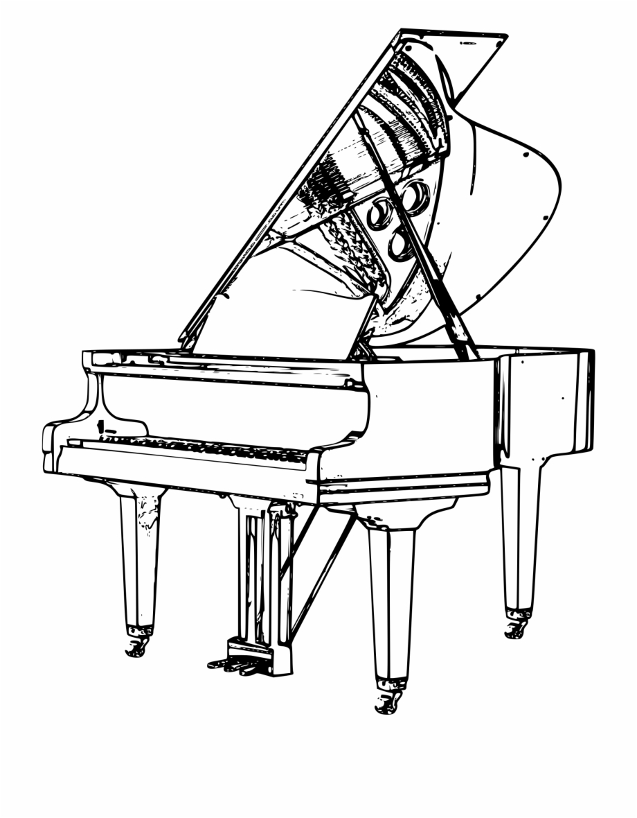 920x1180 Keyboard Piano Drawing At Getdrawings