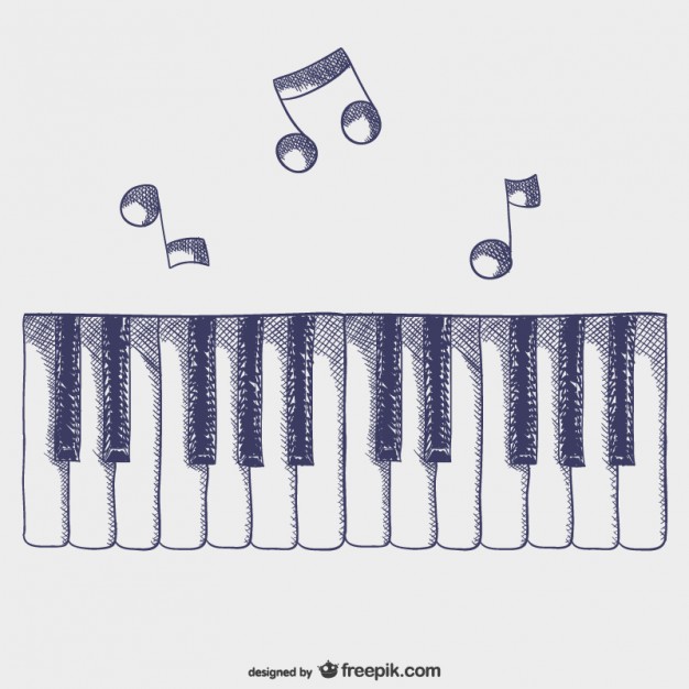 626x626 Piano Keys Vector Vector Free Download
