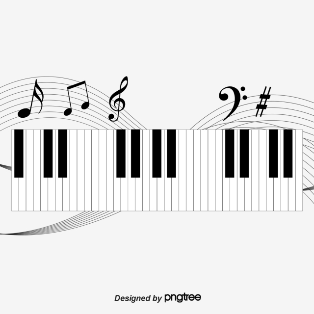 640x640 Rhythm Piano Music Theme Vector Material, Piano Vector, Music