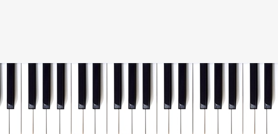 567x274 Piano Key Png And Png Clavier Piano Vector, Clipart