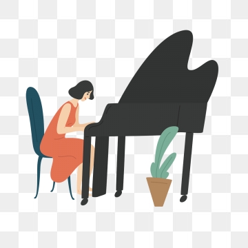 360x360 Piano Vector, Free Download Piano Keys, Piano Keyboard, Play Piano