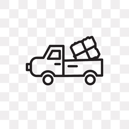 450x450 Pick Up Vector Icon Isolated On Transparent Background, Pick Up