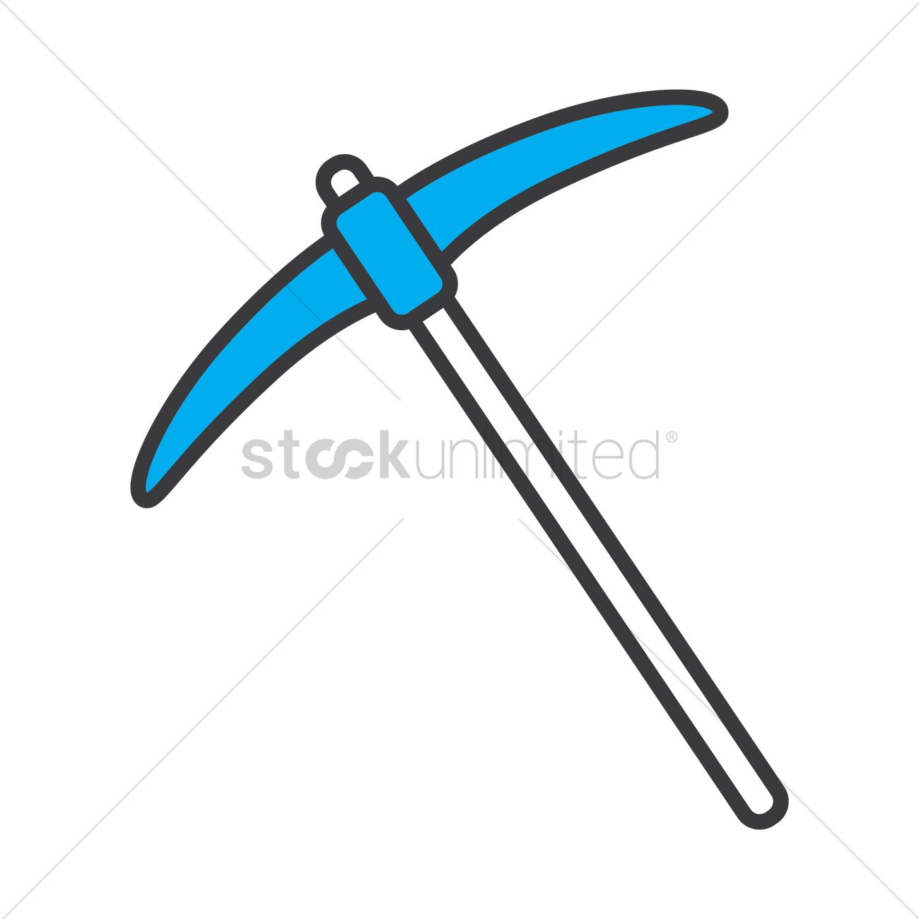 Pickaxe Vector Image 1300x1300 Pickaxe Vector Image