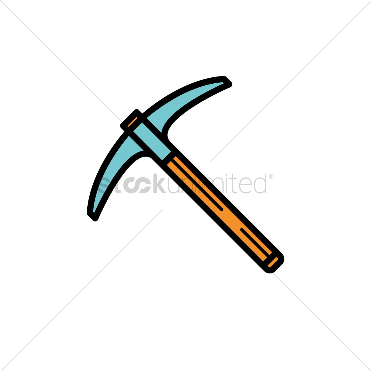 Pickaxe Vector Image 1300x1300 Pickaxe Vector Image