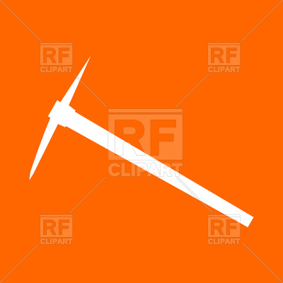 Pickaxe Silhouette Vector Image Of Objects 400x400 Pickaxe Silhouette Vector Image Of Objects