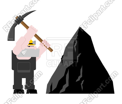 Miner Collier With Pickaxe Vector Image Of People Maryvalery 400x341 Miner Collier With Pickaxe Vector Image Of People Maryvalery