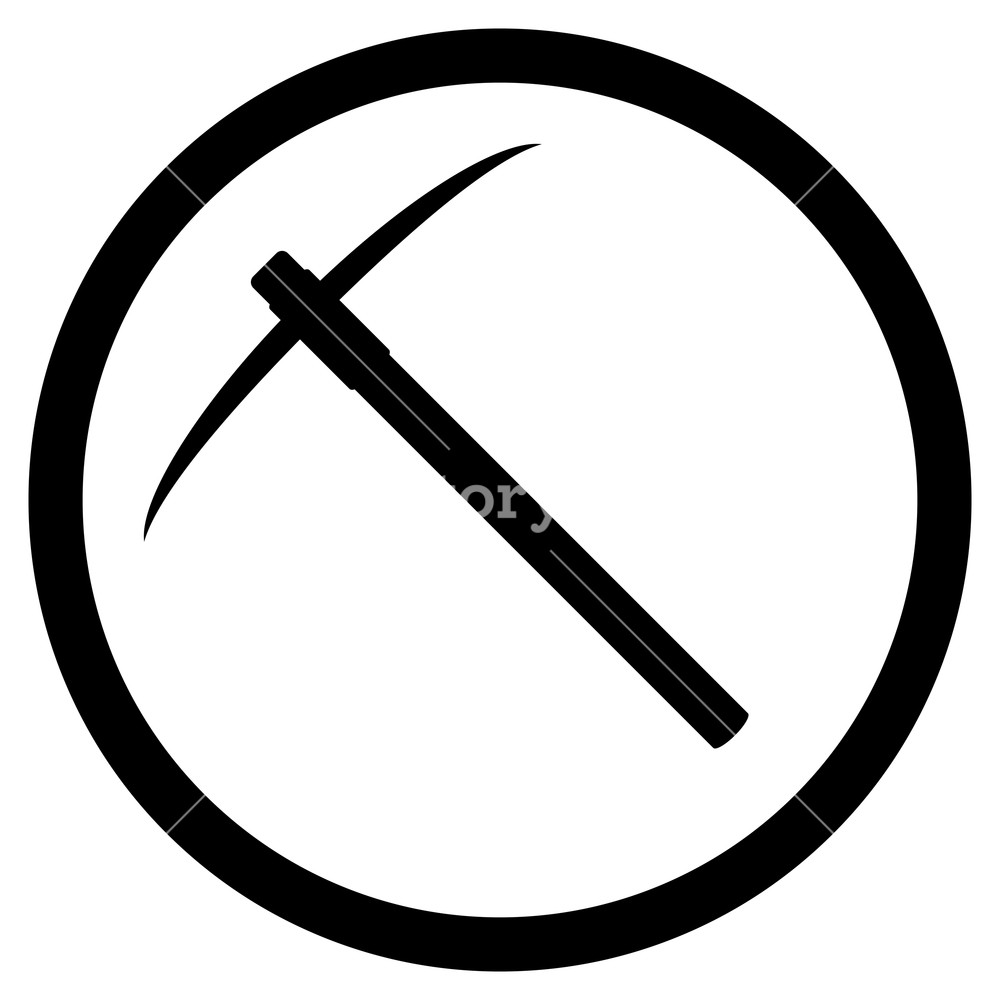 Pick Icon Black Vector Tool Pick Axe For Industry Work, Pickax 1000x1000 Pick Icon Black Vector Tool Pick Axe For Industry Work, Pickax