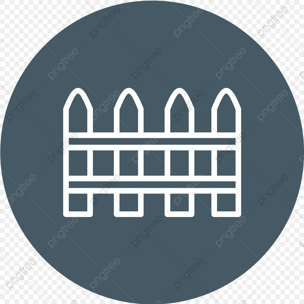 1024x1024 Fence Vector Icon, Fence Icon, Palisade Icon, Hedge Icon Png