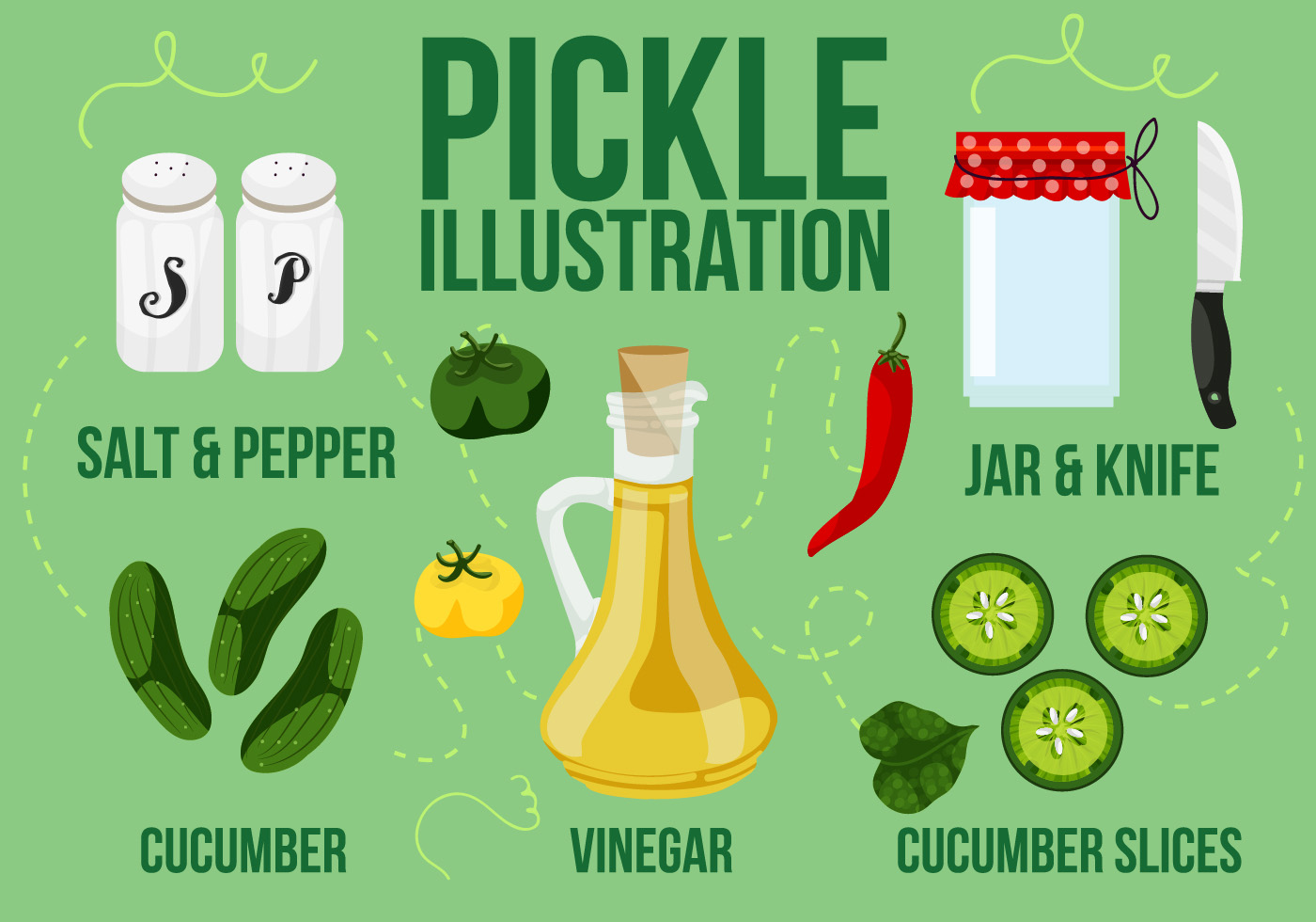 Download Pickle Vector at Vectorified.com | Collection of Pickle ...