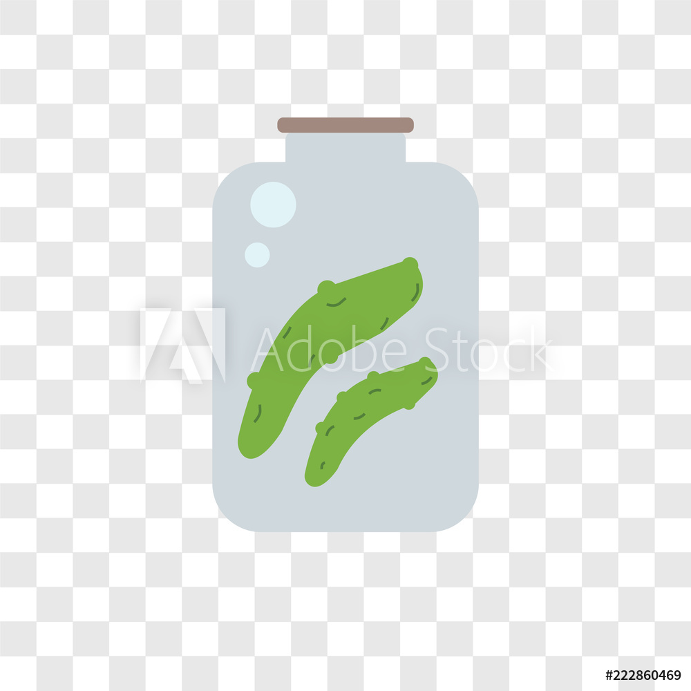 1000x1000 Photo Art Print Pickle Vector Icon Isolated On Transparent