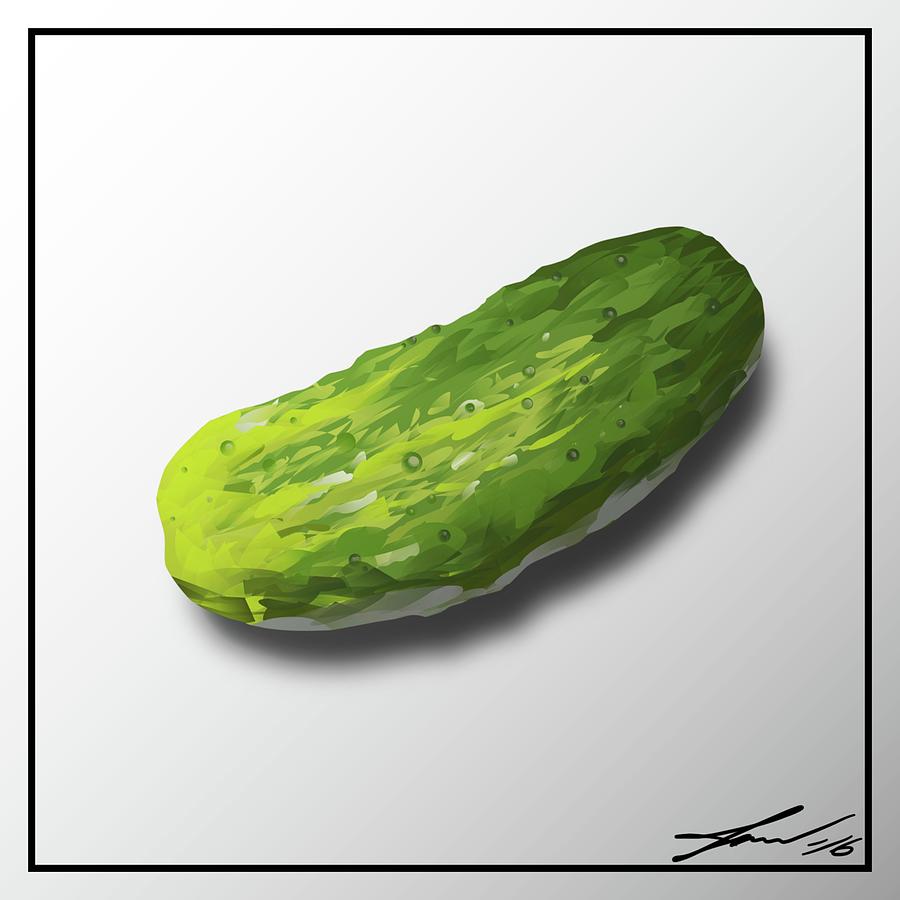 900x900 Vector Pickle Digital Art