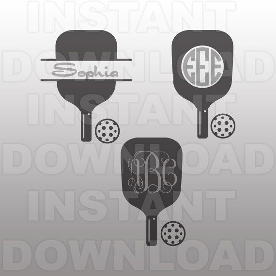 570x570 Pickleball Paddle Monogram Frames For Commercial