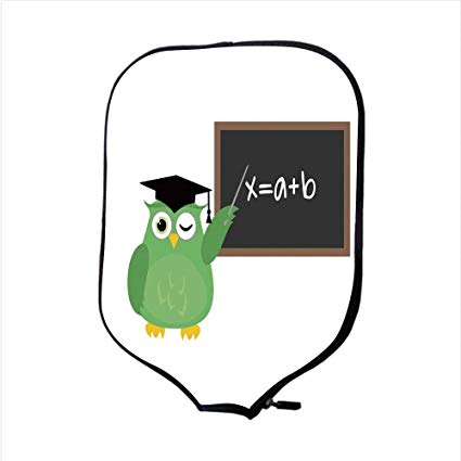 425x425 Neoprene Pickleball Paddle Racket Cover Casecute Owl