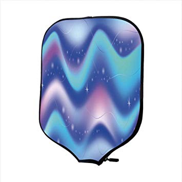 355x355 Neoprene Pickleball Paddle Racket Cover Casefairy Space Magic