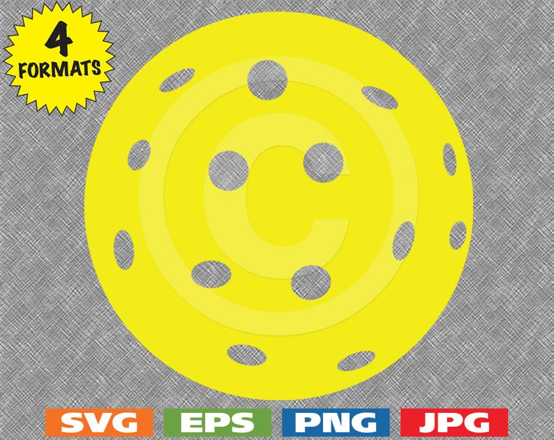 794x631 Pickleball Ball Cutting Plus Epsvector Png Etsy