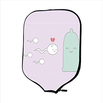 425x425 Sosung Neoprene Pickleball Paddle Racket Cover Case