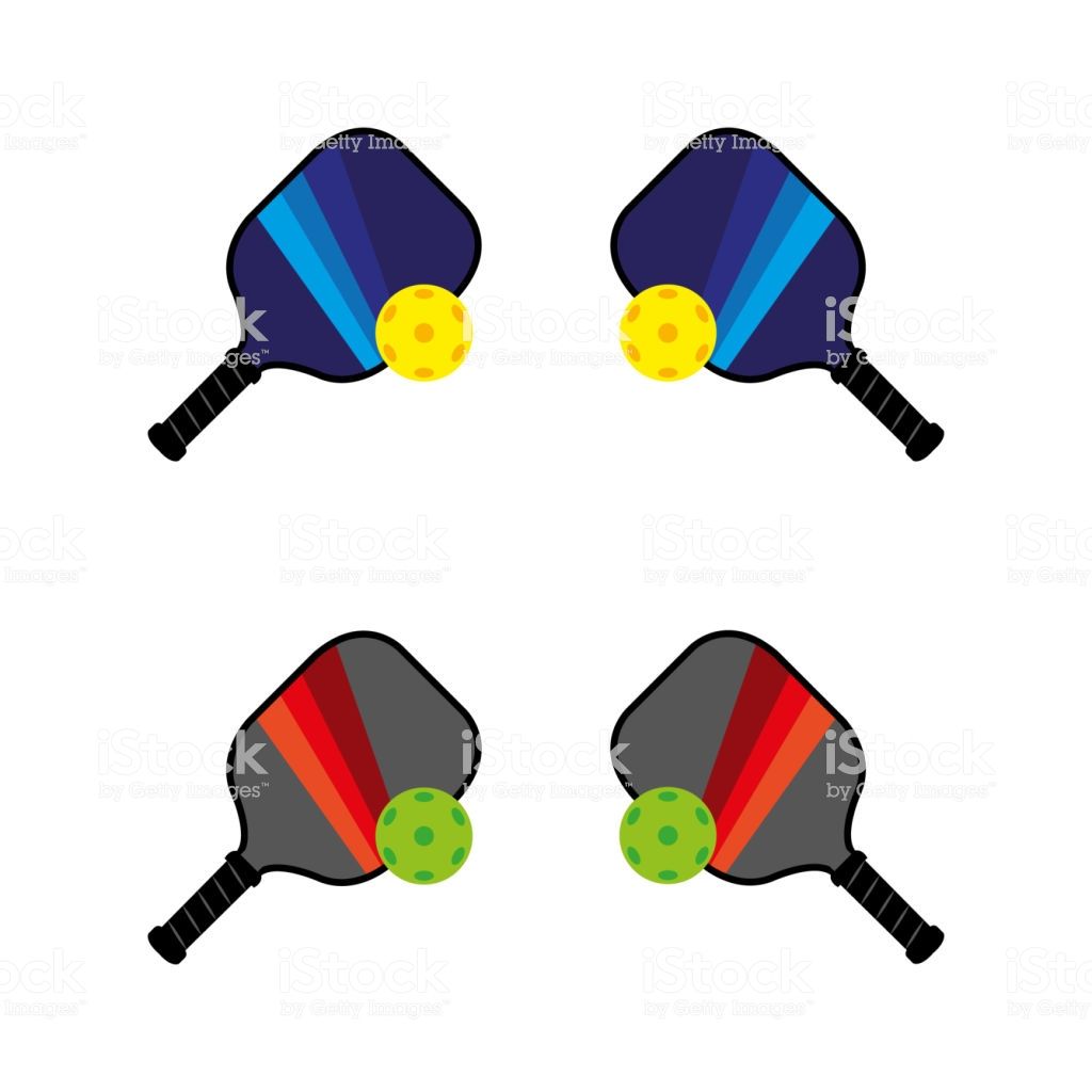 1024x1024 A Set Of Pickleball Icons Stock Images