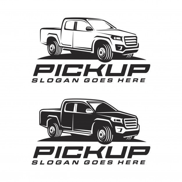 626x626 Pick Up Truck, Truck Logo Template Vector Premium Download