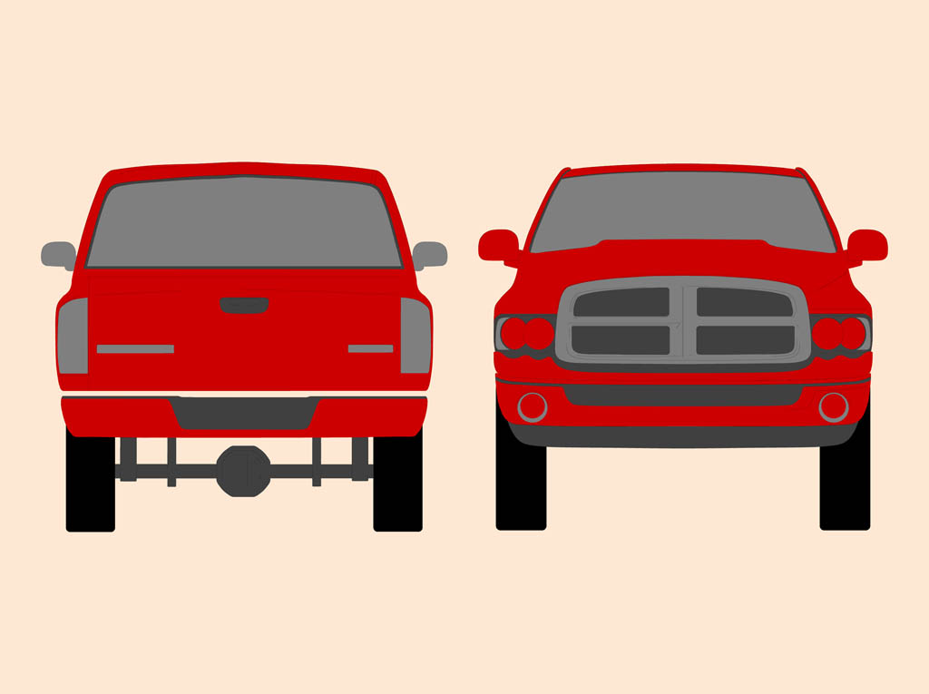 1024x765 Pickup Vector Vector Art Graphics