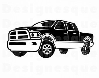 340x270 Pickup Truck Vectors Etsy