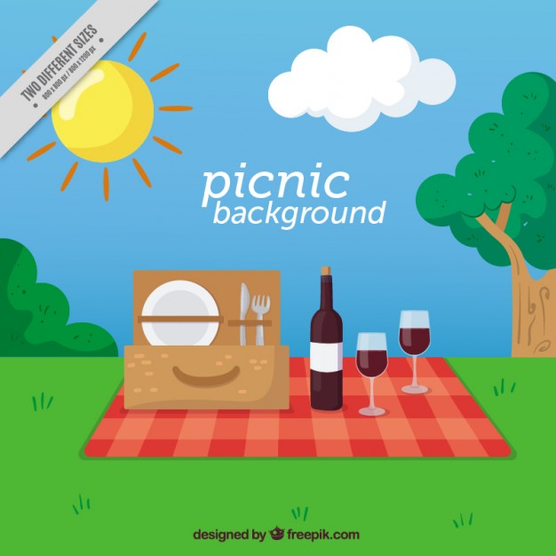 Picnic Background Vector at Vectorified.com | Collection of Picnic ...